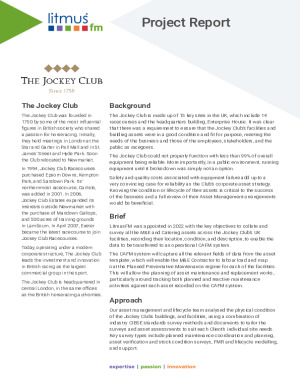 The Jockey Club - Case History