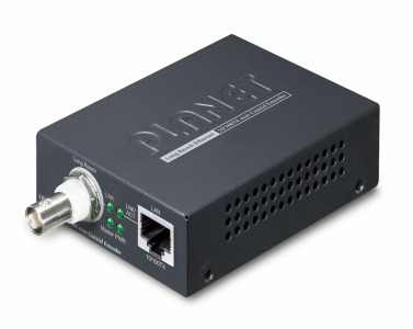 LRE-101C -- 1-Port 10/100TX over Coaxial Long Reach Ethernet Extender