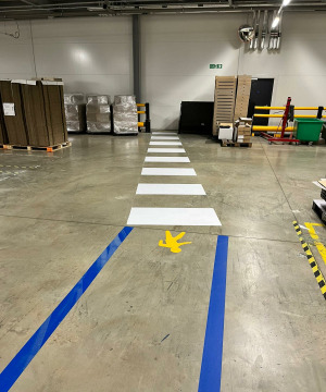 Warehouse line marking