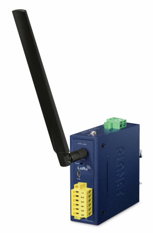 LN1140 -- Industrial IP30 LoRa Node Controller (2 DI, 2 DO, EU868/US915 Sub 1G)