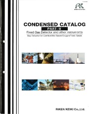 Riken Keiki Condensed Catalogue for Fixed Gas Detectors